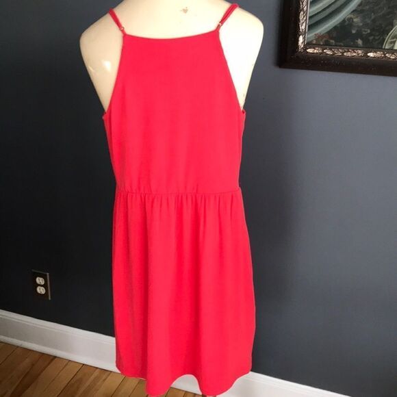 BCBGeneration coral faux wrap stretch knit midi, M - Picture 6 of 8